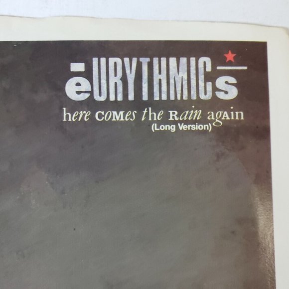 Vintage 1983 RCA PB 13725 Eurythmics Here Comes The Rain Again 45 Vinyl Tested - Picture 4 of 6